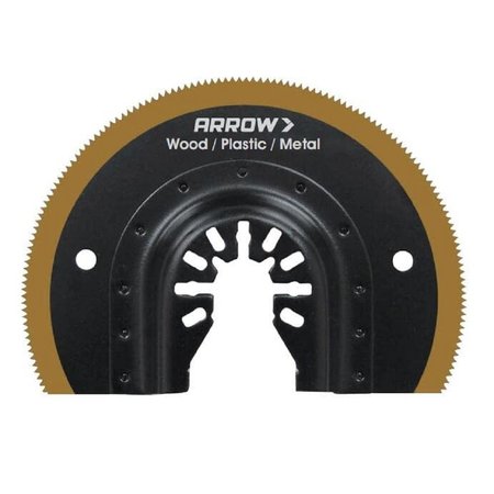 ARROW FASTENER 3 7/16" Titanium Coated Bi-Metal Radial Sawblade, 1PC OSC208-1